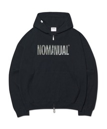 NOMANUAL（NOMANUAL）の「「NOMANUAL /ノーマニュアル」NM ワッフル フーディッド ジップアップ（パーカー）」
