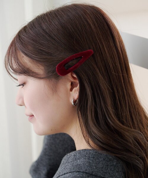 セール】【fiw.】ベロアパッチンピンSET（ヘアピン）｜Kastane