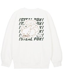 スティールフォックス ルーズフィット スウェット_ホワイト