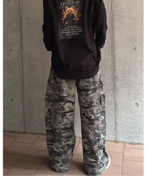 Jayne K(ジェーンケー)の「【Jayne K/ジェーン ケー】アーミーカーブパンツ(デニムパンツ・メンズ・アーミー・MEDIUM/LARGE/X-LARGE)」の2枚目の写真