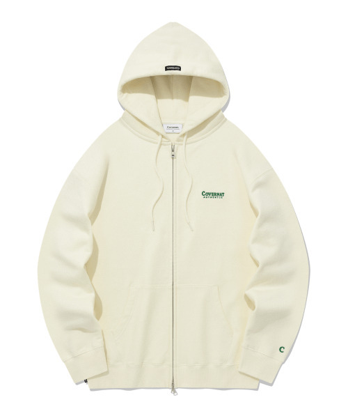 COVERNAT(カバーナット)の「アセンティックロゴフードパーカー ジップアップエクリュ(パーカー・レディース・その他・LARGE/X-LARGE)」の1枚目の写真