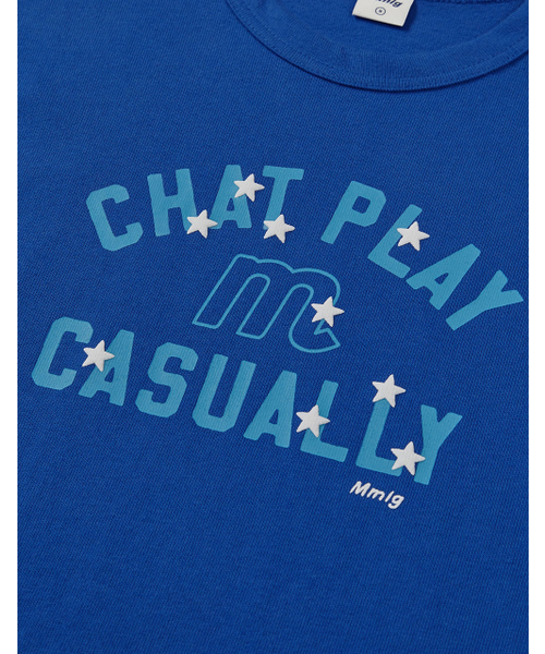 MMLG（エムエムエルジー）の「[Mmlg] PLAY HEAVY HF-T (SEA BLUE)（Tシャツ/カットソー・レディース・その他・LARGE/X-LARGE/X-SMALL/SMALL/MEDIUM）」の4枚目の写真