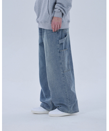 DYSFUNCT（ディスファンクト）の「KEY RING WASHING DENIM PANTS (LIGHT BLUE)（デニムパンツ）」