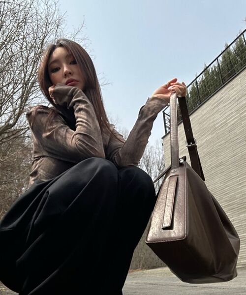 ELEGANCE PARIS（エレガンスパリ）の「ラチェホーボバッグ OQFH301A（ショルダーバッグ・レディース・ブラック・FREE）」の13枚目の写真