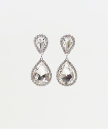 KU-CROISSANT | ドロップビジューピアス(ピアス（両耳用）)