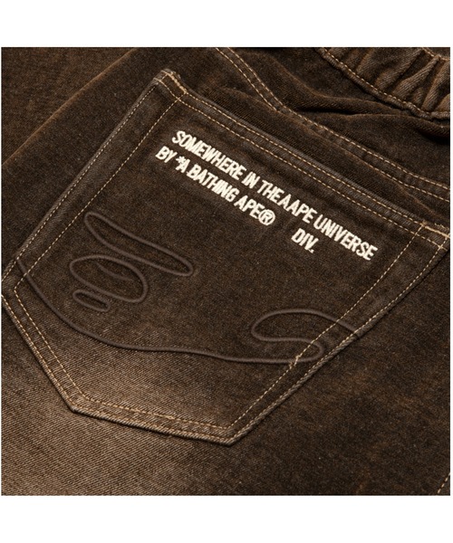 AAPE BY A BATHING APE（エーエイプバイアベイシングエイプ）の「AAPE WOVEN PANTS（デニムパンツ・メンズ・ブラウン系その他3・MEDIUM/X-LARGE/SMALL）」の4枚目の写真