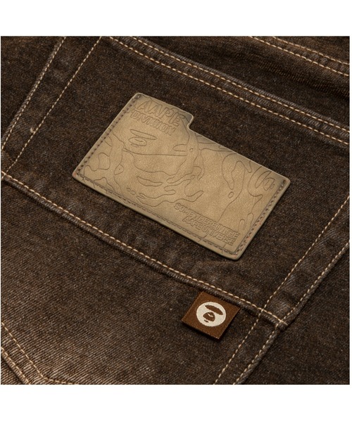AAPE BY A BATHING APE（エーエイプバイアベイシングエイプ）の「AAPE WOVEN PANTS（デニムパンツ・メンズ・ブラウン系その他3・MEDIUM/X-LARGE/SMALL）」の5枚目の写真