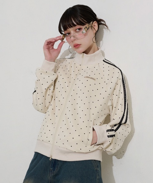 fcmm【日本限定】TAG JACKET COAT / タグジャケットコート セール】【日本限定】DOT TRACK JACKET / ドットトラックジャケット