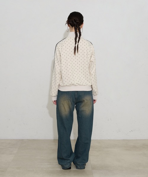 FCMM(エフシーエムエム)の「【日本限定】DOT TRACK JACKET / ドットトラックジャケット(ブルゾン・レディース・ブラウン/オフホワイト・MEDIUM/SMALL)」の14枚目の写真