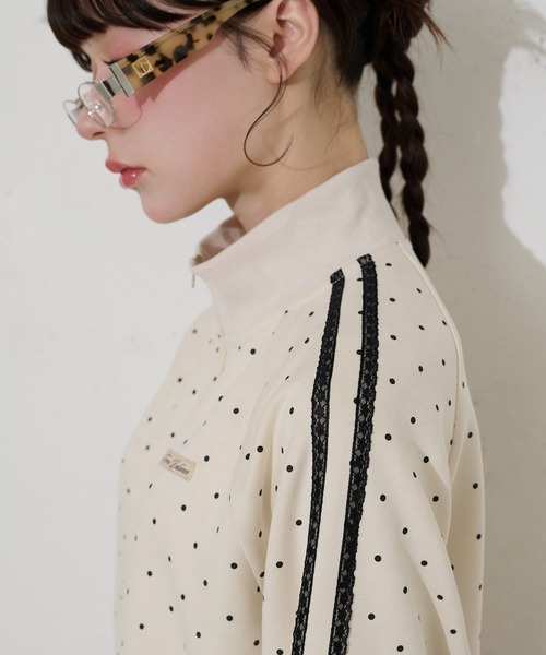 FCMM(エフシーエムエム)の「【日本限定】DOT TRACK JACKET / ドットトラックジャケット(ブルゾン・レディース・ブラウン/オフホワイト・MEDIUM/SMALL)」の10枚目の写真