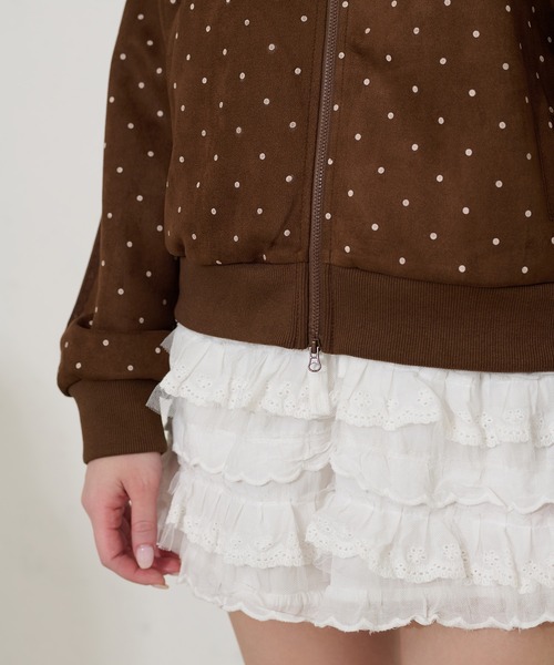 FCMM(エフシーエムエム)の「【日本限定】DOT TRACK JACKET / ドットトラックジャケット(ブルゾン・レディース・ブラウン/オフホワイト・MEDIUM/SMALL)」の21枚目の写真