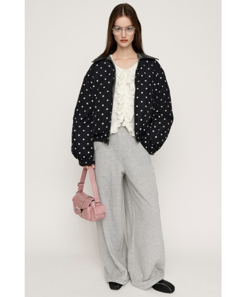 SLY(スライ)の「【2026SS新作】REVERSIBLE BOMBER JK リバーシブル ボンバージャケット 冬服 春服(ブルゾン・レディース・ライトベージュ/ライトブラック・FREE)」の6枚目の写真