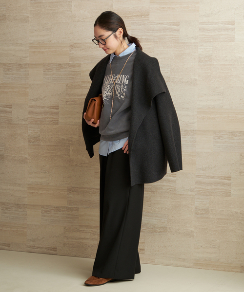 plage(プラージュ)の「ANINE BING / アニービン SPENCER SWEATSHIRT LEOPARD スウェット(スウェット・レディース・ブラック系その他・FREE)」の10枚目の写真