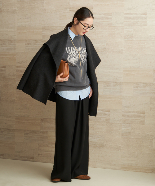 plage(プラージュ)の「ANINE BING / アニービン SPENCER SWEATSHIRT LEOPARD スウェット(スウェット・レディース・ブラック系その他・FREE)」の11枚目の写真