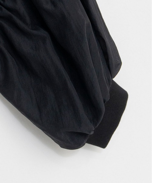 PRANK PROJECT（プランクプロジェクト）の「【2026Spring Pre-Order】シアーボリュームブルゾン / Shear Volume Blouson（ブルゾン・レディース・ブラック/ホワイト・FREE）」の15枚目の写真