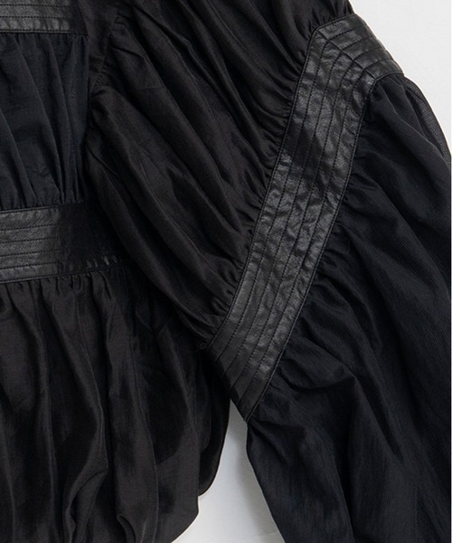 PRANK PROJECT（プランクプロジェクト）の「【2026Spring Pre-Order】シアーボリュームブルゾン / Shear Volume Blouson（ブルゾン・レディース・ブラック/ホワイト・FREE）」の14枚目の写真