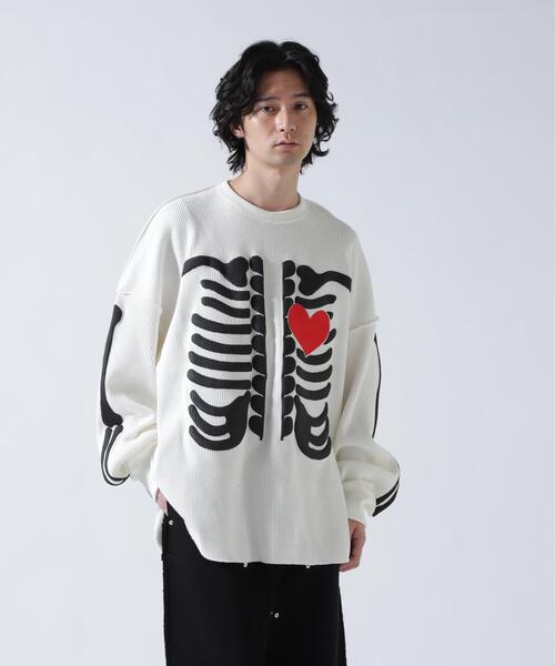 DISCOVERED(ディスカバード) 別注BONE WAFFLE LONG SLEEVE TEE（T