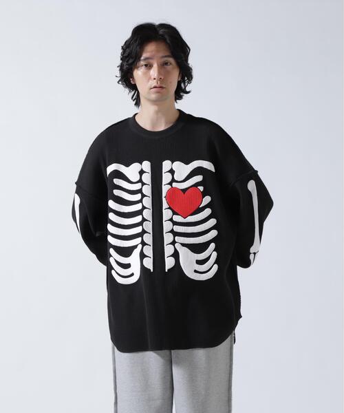 DISCOVERD 長袖カットソー DC-AW24-CU-08 DISCOVERED(ディスカバード) 別注BONE WAFFLE LONG SLEEVE TEE（T
