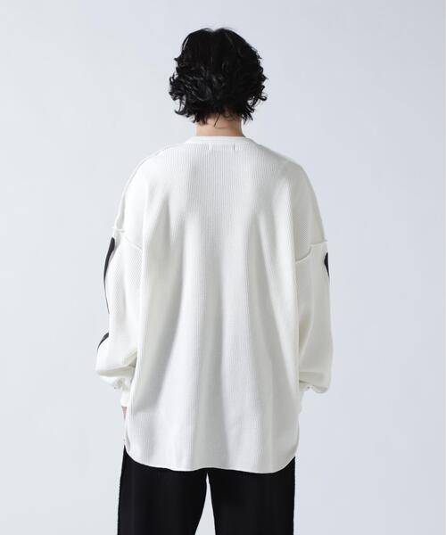 DISCOVERED(ディスカバード)の「DISCOVERED(ディスカバード) 別注BONE WAFFLE LONG SLEEVE TEE(Tシャツ/カットソー・メンズ・ホワイト/レッド/ブラック/ブルー・1/3)」の13枚目の写真