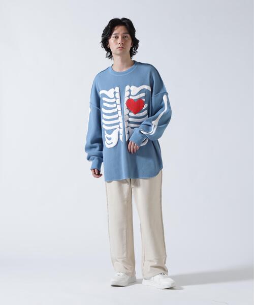 DISCOVERED(ディスカバード) 別注BONE WAFFLE LONG SLEEVE TEE（T
