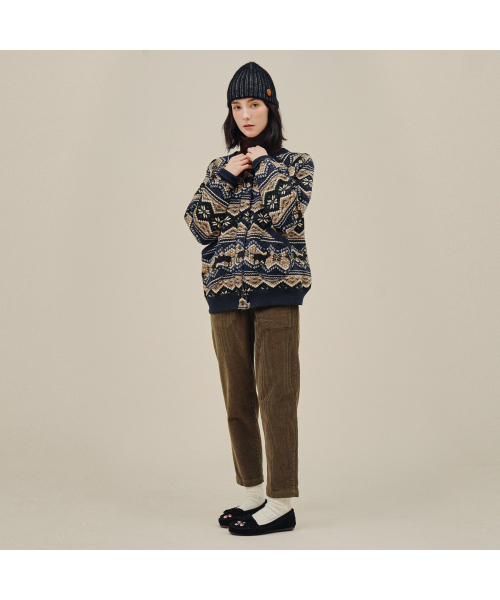 CHIQUITA(チキータ)の「スリムパティグパンツ(コーデュロイ)カーキ234503SKH(その他パンツ・レディース・その他・SMALL/MEDIUM)」の3枚目の写真
