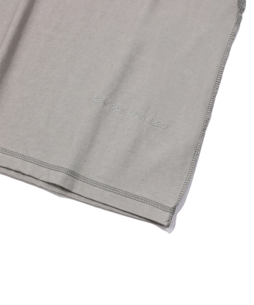 EPISODE UNTITLED（エピソードアンタイトルド）の「POINT STITCH IN&OUT PIGMENT T-SHIRT_GREY（Tシャツ/カットソー・レディース・その他・2/3）」の5枚目の写真