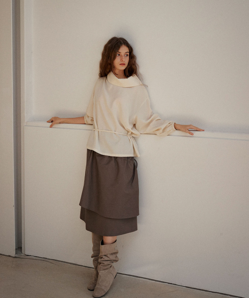 OURO（アウロ）の「ROA TURTLE BLOUSE [ CREAM ]（シャツ/ブラウス・レディース・その他・FREE）」の3枚目の写真