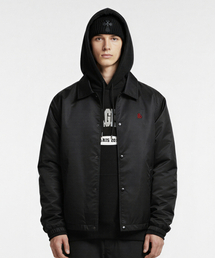 LENGAGEMENT（ランガージュマン）の「スモールハートナイロンコーチジャケット[ブラック]（ナイロンジャケット）」