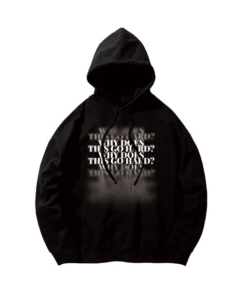 WILDROCK(ワイルドロック)の「フェイドレタリングフードパーカー_ブラック(パーカー・レディース・その他・MEDIUM/LARGE/SMALL)」の4枚目の写真