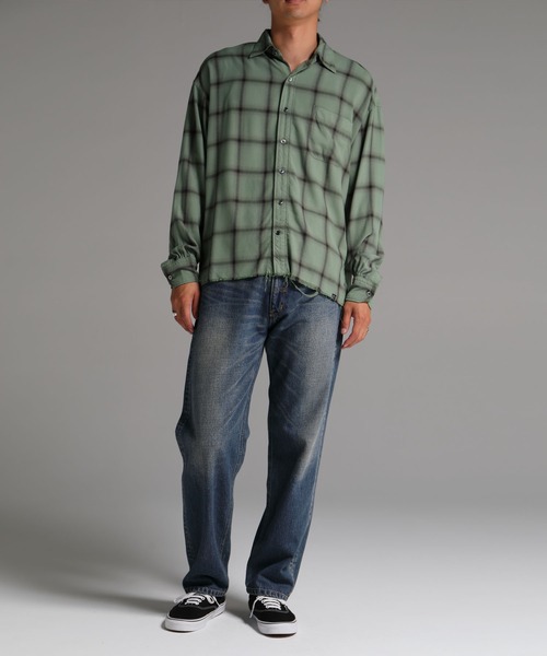 DELUXE（デラックス）の「UNCONTROL（シャツ/ブラウス・メンズ・グレー/グリーン・LARGE/MEDIUM/SMALL）」の13枚目の写真