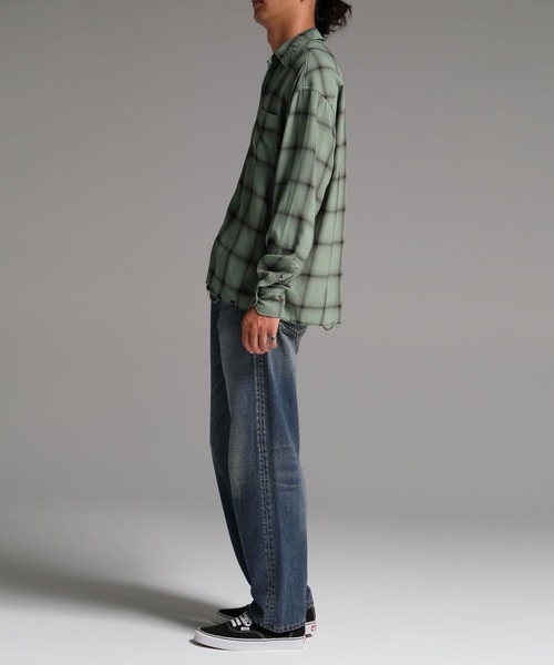 DELUXE（デラックス）の「UNCONTROL（シャツ/ブラウス・メンズ・グレー/グリーン・LARGE/MEDIUM/SMALL）」の14枚目の写真