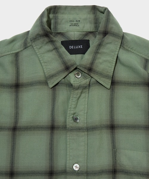 DELUXE（デラックス）の「UNCONTROL（シャツ/ブラウス・メンズ・グレー/グリーン・LARGE/MEDIUM/SMALL）」の22枚目の写真