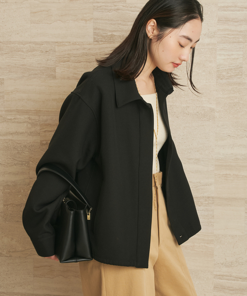 plage（プラージュ）の「Three shirt ブルゾン（その他アウター・レディース・アイボリー/ブラック・38/36）」の11枚目の写真