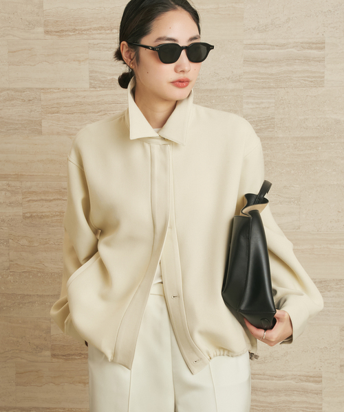 plage（プラージュ）の「Three shirt ブルゾン（その他アウター・レディース・アイボリー/ブラック・38/36）」の16枚目の写真