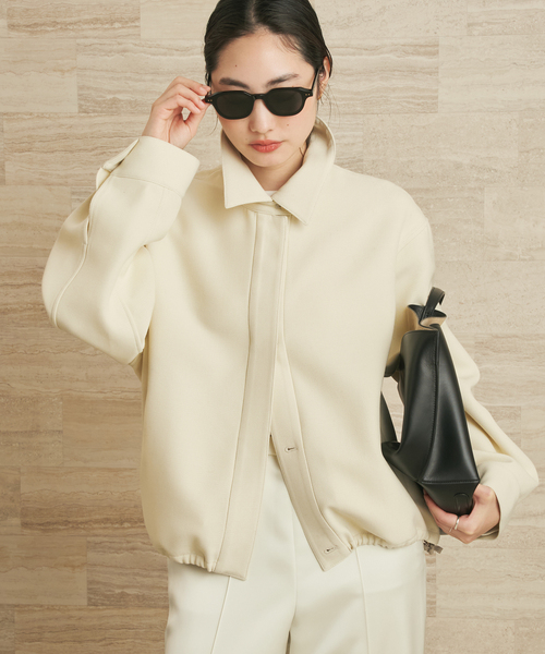 plage（プラージュ）の「Three shirt ブルゾン（その他アウター・レディース・アイボリー/ブラック・38/36）」の17枚目の写真