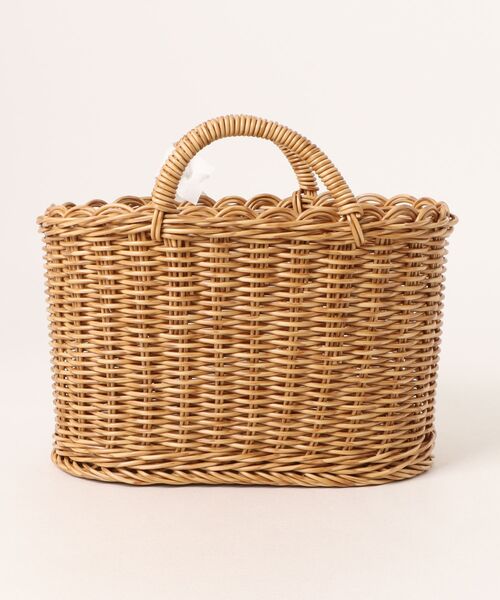 Marie-Louise（マリ－・ルイ－ズ）の「【UTIL/ユティル】ナイール オーバル ハンドルバスケットS /#UT 028（かごバッグ・レディース・ナチュラル・FREE）」の2枚目の写真