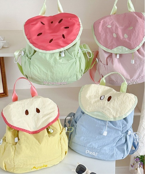 Port(ポート)の「【 Port / ポート 】 フルーツ デザイン リュック(バックパック/リュック・キッズ・イエロー/ピンク/グリーン/ブルー・FREE)」の3枚目の写真