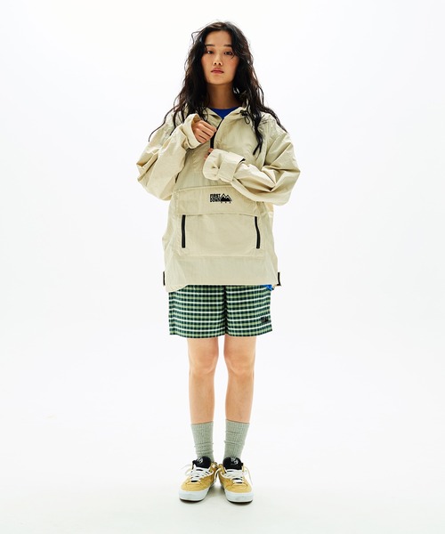 FIRST DOWN(ファーストダウン)の「ヘリテージ アノラック パーカー(マウンテンパーカー・メンズ・アイボリー/ブルー/ブラック・M/XL/L)」の4枚目の写真