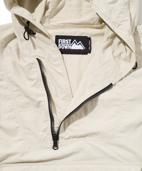 FIRST DOWN(ファーストダウン)の「ヘリテージ アノラック パーカー(マウンテンパーカー・メンズ・アイボリー/ブルー/ブラック・M/XL/L)」の11枚目の写真