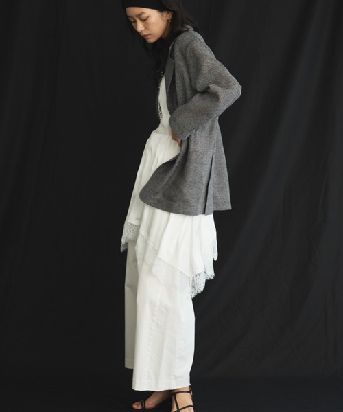 Doux archives（ドゥアルシーヴ）の「【26SS先行予約】綿ストレッチバレルパンツ（その他パンツ・レディース・ベージュ/オフホワイト/カーキ・SMALL/MEDIUM）」の4枚目の写真