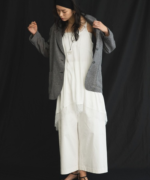 Doux archives（ドゥアルシーヴ）の「【26SS先行予約】綿ストレッチバレルパンツ（その他パンツ・レディース・ベージュ/オフホワイト/カーキ・SMALL/MEDIUM）」の6枚目の写真