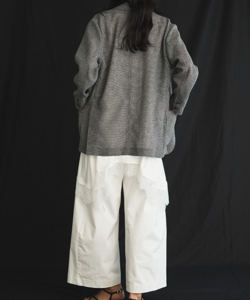 Doux archives（ドゥアルシーヴ）の「【26SS先行予約】綿ストレッチバレルパンツ（その他パンツ・レディース・ベージュ/オフホワイト/カーキ・SMALL/MEDIUM）」の12枚目の写真