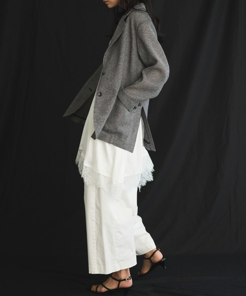 Doux archives（ドゥアルシーヴ）の「【26SS先行予約】綿ストレッチバレルパンツ（その他パンツ・レディース・ベージュ/オフホワイト/カーキ・SMALL/MEDIUM）」の13枚目の写真