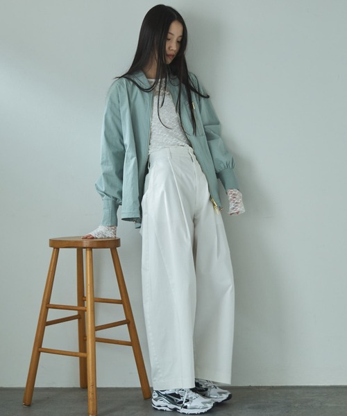 Doux archives（ドゥアルシーヴ）の「【26SS先行予約】綿ストレッチバレルパンツ（その他パンツ・レディース・ベージュ/オフホワイト/カーキ・SMALL/MEDIUM）」の20枚目の写真