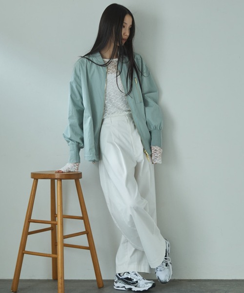 Doux archives（ドゥアルシーヴ）の「【26SS先行予約】綿ストレッチバレルパンツ（その他パンツ・レディース・ベージュ/オフホワイト/カーキ・SMALL/MEDIUM）」の21枚目の写真