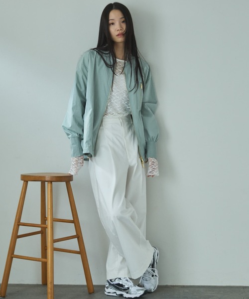 Doux archives（ドゥアルシーヴ）の「【26SS先行予約】綿ストレッチバレルパンツ（その他パンツ・レディース・ベージュ/オフホワイト/カーキ・SMALL/MEDIUM）」の22枚目の写真