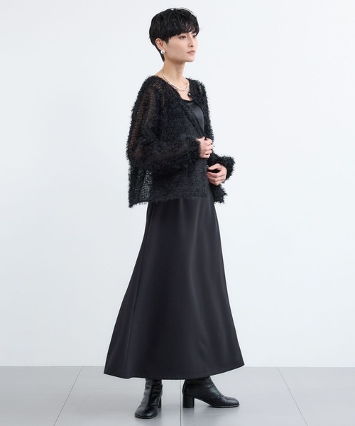 BARNYARDSTORM(バンヤードストーム)の「BARNYARDSTORM / フェザーチュールブラウス / ハンドウォッシャブル(シャツ/ブラウス・レディース・ブラック/ホワイト・FREE)」の19枚目の写真