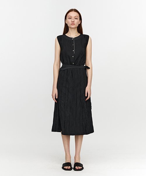 YOUTH(ユース)の「Pleated Sleeveless Dress(ワンピース・レディース・その他・S/M)」の2枚目の写真