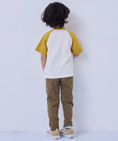 Life Support Products（ライフサポートプロダクツ）の「【防汚加工】ラグランスラングＴシャツ（Tシャツ/カットソー・キッズ・チャコール/マスタード/レッド/ブルー・80/90/95/100/110/120/130/150/140）」の15枚目の写真