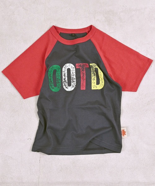 Life Support Products（ライフサポートプロダクツ）の「【防汚加工】ラグランスラングＴシャツ（Tシャツ/カットソー・キッズ・チャコール/マスタード/レッド/ブルー・80/90/95/100/110/120/130/150/140）」の16枚目の写真